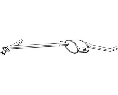 Middle Silencer 283-543 Bosal, Image 2