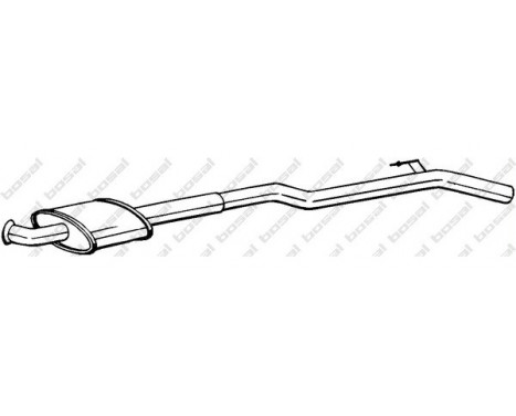 Middle Silencer 283-547 Bosal