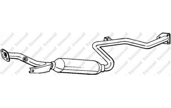 Middle silencer 283-555 Bosal
