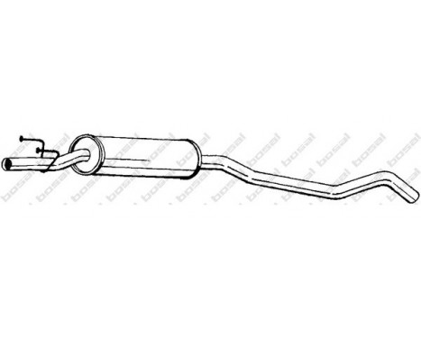Middle Silencer 283-583 Bosal