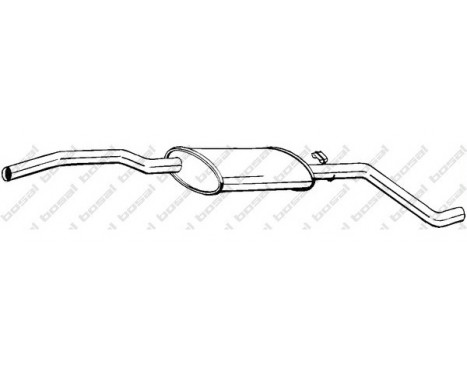 Middle Silencer 283-609 Bosal
