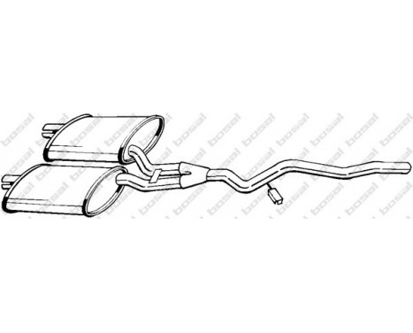 Middle Silencer 283-633 Bosal