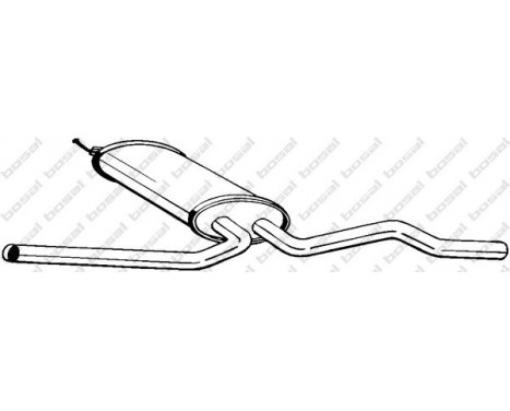 Middle Silencer 283-657 Bosal