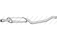 Middle Silencer 283-689 Bosal