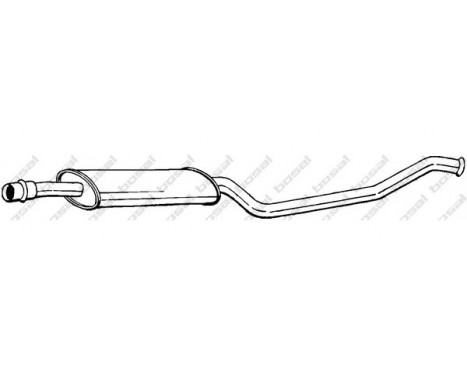 Middle Silencer 283-689 Bosal