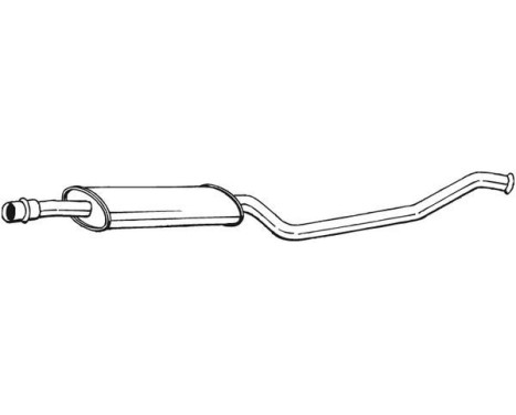 Middle Silencer 283-689 Bosal, Image 2