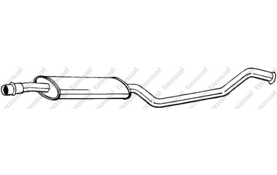 Middle Silencer 283-695 Bosal