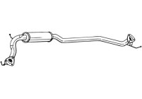 Middle Silencer 283-697 Bosal