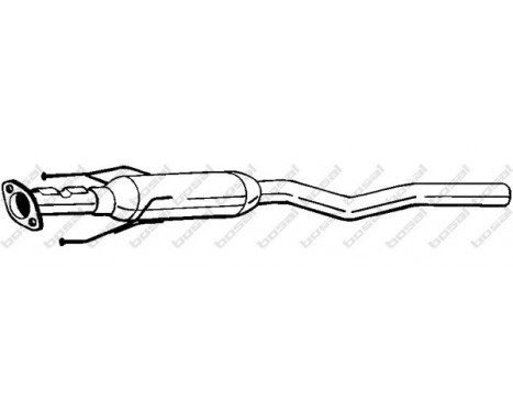 Middle Silencer 283-705 Bosal