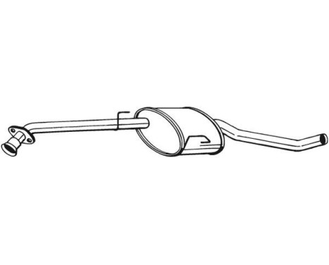 Middle Silencer 283-753 Bosal, Image 2
