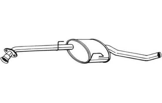 Middle Silencer 283-753 Bosal, Image 2
