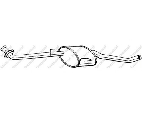Middle Silencer 283-757 Bosal