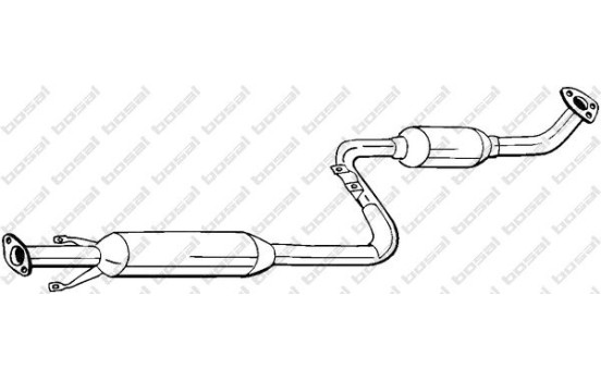 Middle Silencer 283-781 Bosal, Image 2
