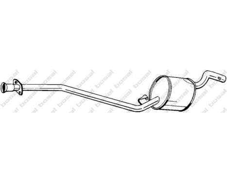 Middle Silencer 283-787 Bosal