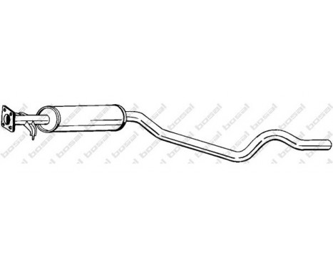 Middle Silencer 283-797 Bosal
