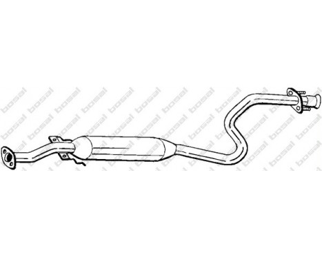Middle Silencer 283-823 Bosal