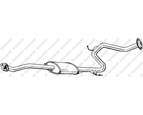 Middle Silencer 283-835 Bosal