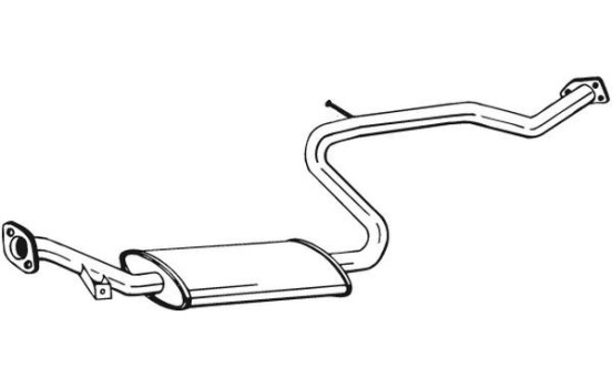 Middle Silencer 283-837 Bosal, Image 2