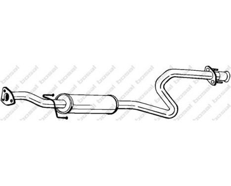 Middle Silencer 283-851 Bosal
