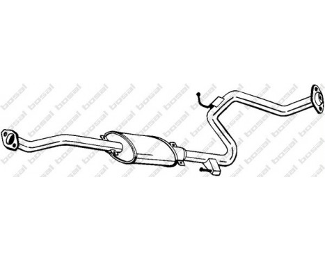 Middle Silencer 283-853 Bosal