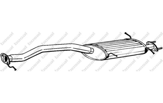 Middle Silencer 283-873 Bosal