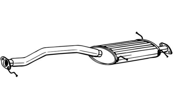 Middle Silencer 283-873 Bosal, Image 2