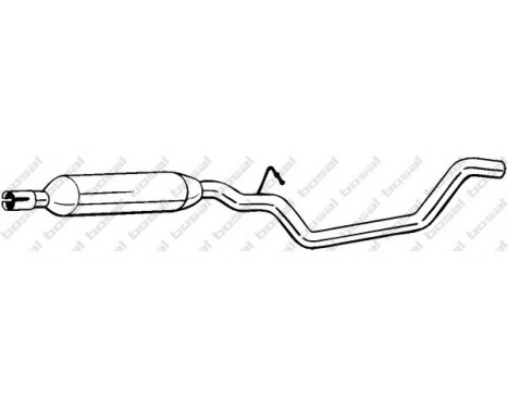 Middle Silencer 283-875 Bosal