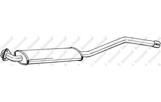 Middle Silencer 283-887 Bosal
