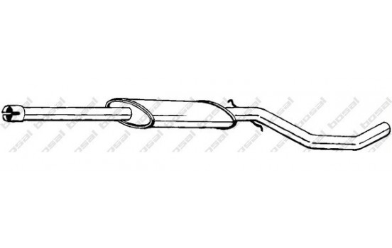 Middle silencer 283-967 Bosal