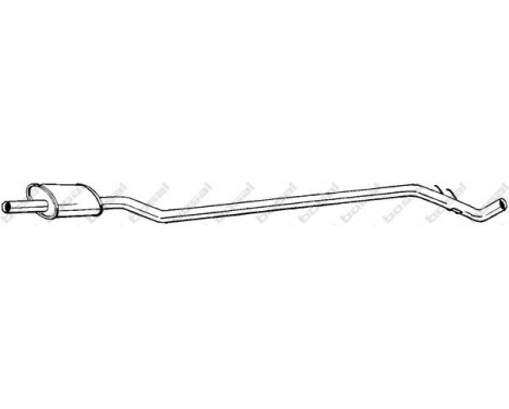 Middle Silencer 283-981 Bosal, Image 2