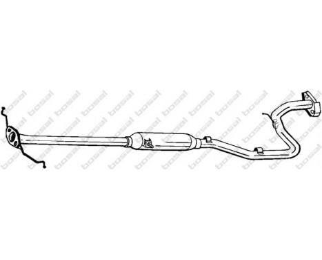 Middle Silencer 284-009 Bosal