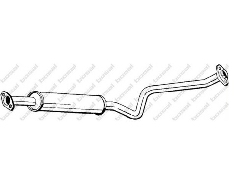 Middle Silencer 284-099 Bosal