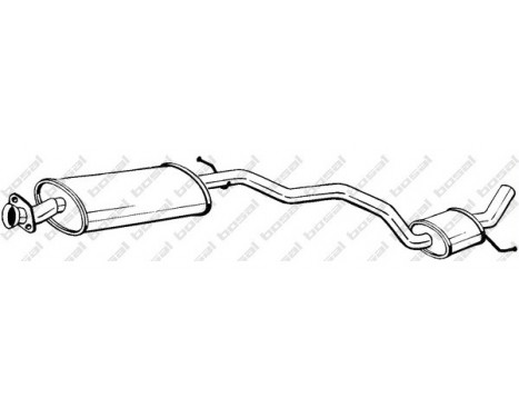 Middle Silencer 284-111 Bosal