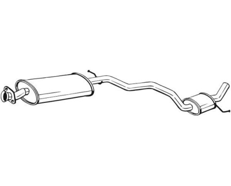 Middle Silencer 284-111 Bosal, Image 2