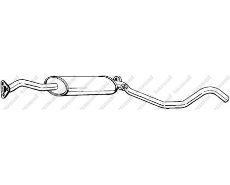 Middle silencer 284-119 Bosal