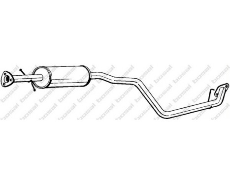 Middle Silencer 284-131 Bosal