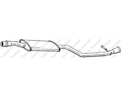 Middle Silencer 284-143 Bosal