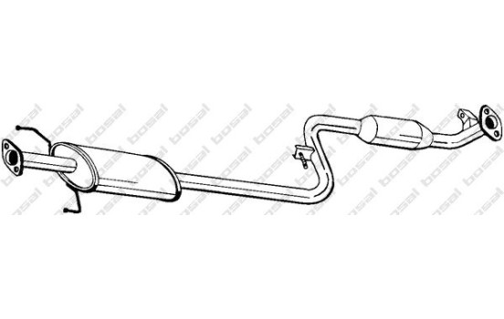 Middle Silencer 284-193 Bosal, Image 2