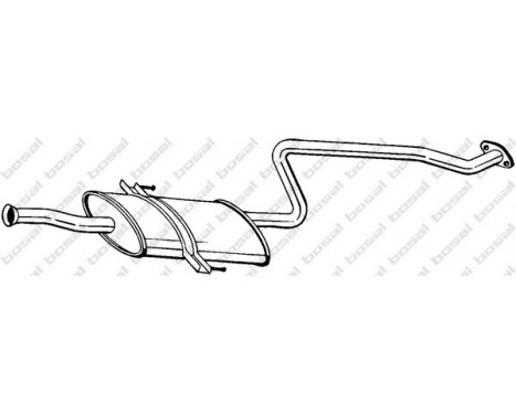 Middle Silencer 284-301 Bosal