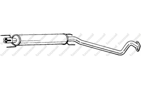 Middle Silencer 284-331 Bosal