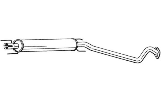 Middle Silencer 284-331 Bosal, Image 2