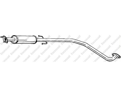 Middle Silencer 284-337 Bosal