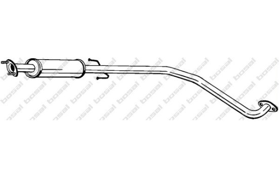 Middle Silencer 284-337 Bosal