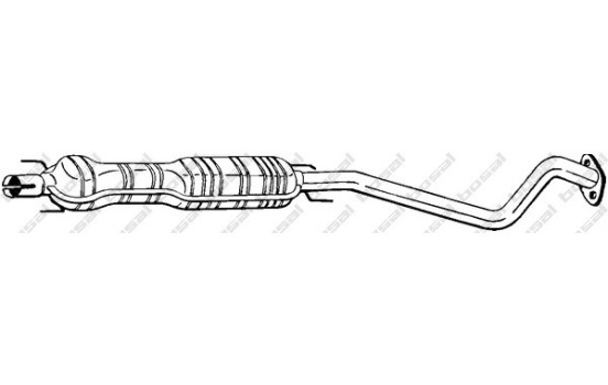 Middle Silencer 284-339 Bosal