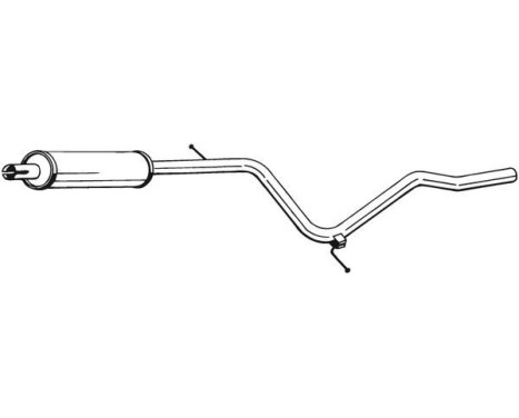 Middle Silencer 284-357 Bosal, Image 2