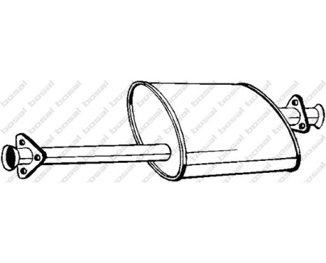 Middle silencer 284-361 Bosal