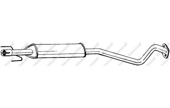 Middle Silencer 284-365 Bosal