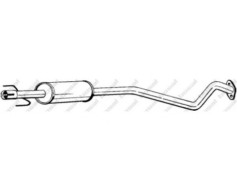 Middle Silencer 284-367 Bosal