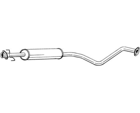 Middle Silencer 284-411 Bosal, Image 2