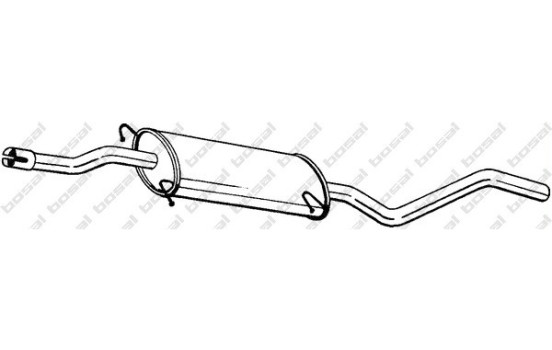 Middle Silencer 284-431 Bosal